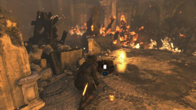 After you wound Konstantin for the first time, the fight becomes more difficult, because all of the columns will be destroyed - Fight your way to the Chamber of Souls | The Divine Source - The Divine Source - Rise of the Tomb Raider Game Guide & Walkthrough