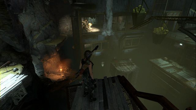 After you reach the main part of the Red Mines right after you enter, still before you reach the camp, you can jump over from the platform onto another to your left - Rise of the Tomb Raider: Documents, Soviet Installation secrets, map, tips - Soviet Installation - Rise of the Tomb Raider Guide