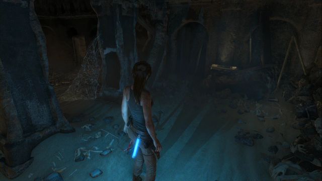 Right after you enter the prophets tomb, (the Syrian Tomb Base Camp), on the left, on the pile of planks - Relics and documents | Syria - Syria - Rise of the Tomb Raider Game Guide & Walkthrough