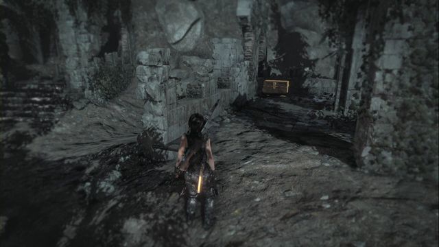 In the corner, in the ruins - Chests and crypt treasures | Geothermal Valley - Geothermal Valley - Rise of the Tomb Raider Game Guide & Walkthrough