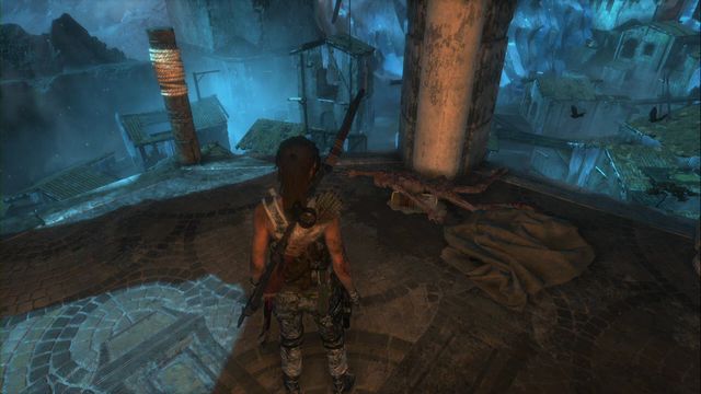 On the tall bell tower, climb it starting from the bottom (arrows stuck in the wooden wall) - Documents | Lost City - Lost City - Rise of the Tomb Raider Game Guide & Walkthrough