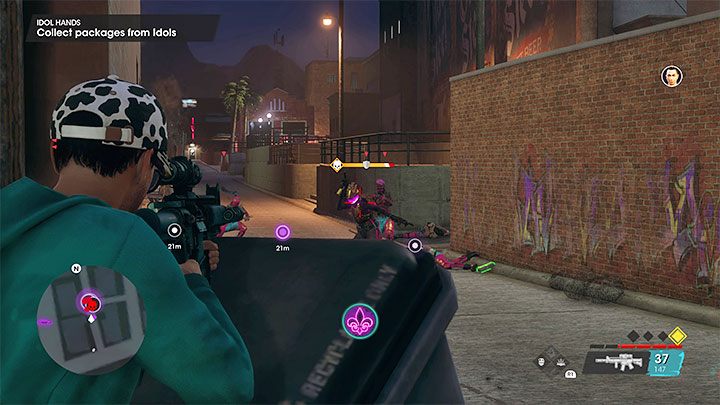 You'll face the final group of Idols in the alley - Saints Row 2022: Idol Hands - walkthrough - Walkthrough - Saints Row Guide, Walkthrough