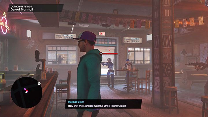 Your next destination is the bar - Saints Row 2022: Corporate Retreat - walkthrough - Walkthrough - Saints Row Guide, Walkthrough