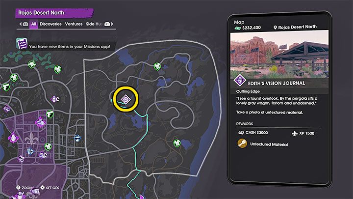 This secret is related to Untextured Material - Saints Row: Cutting Edge - venture description, Ediths collectibles - Ventures - Saints Row Guide, Walkthrough