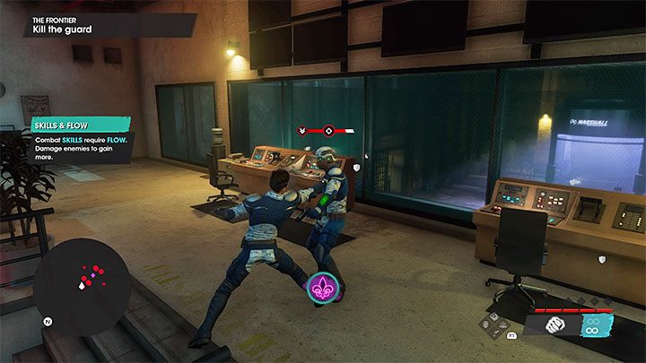 Follow the linear path and bypass the next guard before he exposes you - Saints Row 2022: The Frontier - walkthrough - Walkthrough - Saints Row Guide, Walkthrough