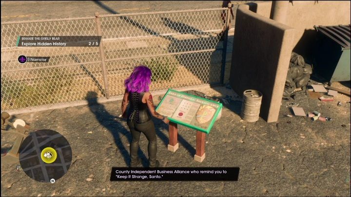 The next point is a bit further - Saints Row 2022: Discoveries (East Old Town) - list and description of activity - East Old Town - Saints Row Guide, Walkthrough