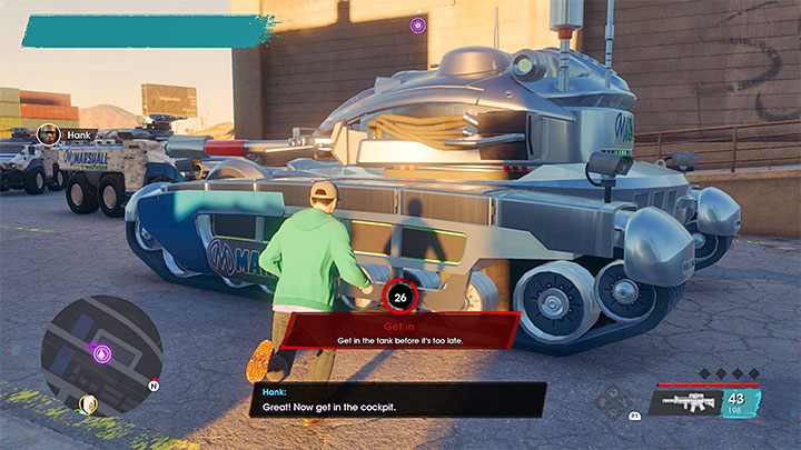 Keep spreading mayhem until an enemy tank appears - Saints Row 2022: Severance Package - walkthrough - Walkthrough - Saints Row Guide, Walkthrough
