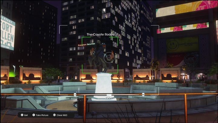 You need to take one photo of the figure in the middle of the fountain - Saints Row 2022: Discoveries (Lakeshore North) - list and description of activity - Lakeshore North - Saints Row Guide, Walkthrough