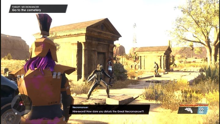 After talking on the phone, go to the cemetery located about 700 meters away - Saints Row 2022: Necromancer - how to complete? - Wanted - Saints Row Guide, Walkthrough