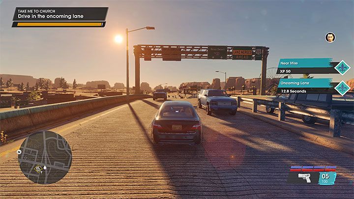 The second part can be easily completed on the highway - Saints Row 2022: Take Me to Church - walkthrough - Walkthrough - Saints Row Guide, Walkthrough