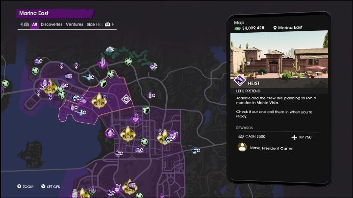 To complete Let's Pretend tasks, you need to finish 10 missions - Saints Row: Lets Pretend - venture description - Ventures - Saints Row Guide, Walkthrough