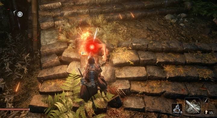 Loaded Spear Thrust Type can be a very useful tool. - Loaded Spear | Prosthetic Tools in Sekiro Shadows Die Twice - Prosthetic Tools - Sekiro Guide and Walkthrough