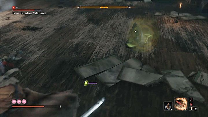 Instead of pairing punches, we recommend to often rely on dodging and leaping backward - Lonely Shadow Vilehand | Sekiro Shadows Die Twice Boss Fight - Bosses - Sekiro Guide and Walkthrough