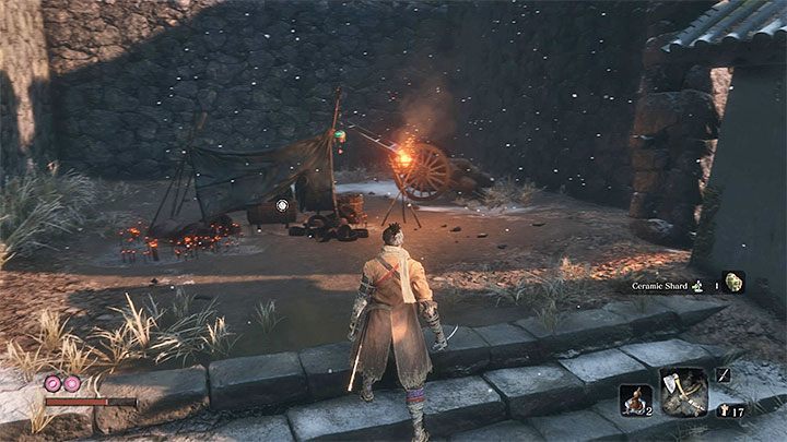 Turn right twice and continue climbing the stairs - Gourd Seeds | Unique items in Sekiro Shadows Die Twice - Unique items - Sekiro Guide and Walkthrough