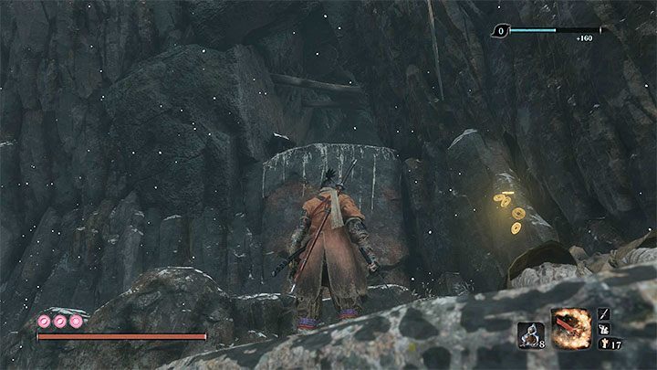 Go through a small cave - Gourd Seeds | Unique items in Sekiro Shadows Die Twice - Unique items - Sekiro Guide and Walkthrough