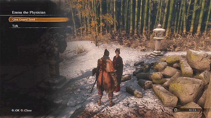 Gourd Seeds are unique treasures in Sekiro: Shadows Die Twice - Starting Tips for Sekiro Shadows Die Twice - Basics - Sekiro Guide and Walkthrough