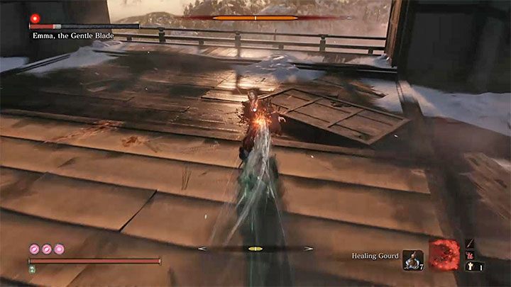 You can fight Emma according to the typical combat rules: focus on achieving perfect parries, and thus attempt to significantly weaken her Posture bar - Shura | Sekiro Shadows Die Twice endings - Game Endings - Sekiro Guide and Walkthrough