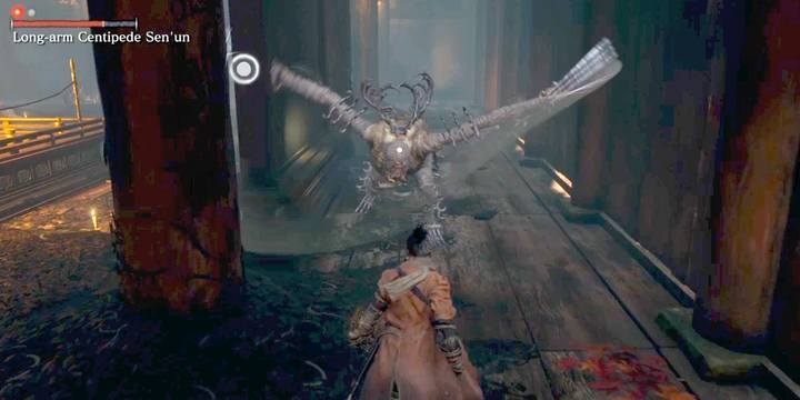 As a general rule, try to smash the enemy from air or parry the blows; when your posture gets reduced, keep your distance from the boss. - Long-arm Centipede Senun | Sekiro Shadows Die Twice Boss Fight - Bosses - Sekiro Guide and Walkthrough