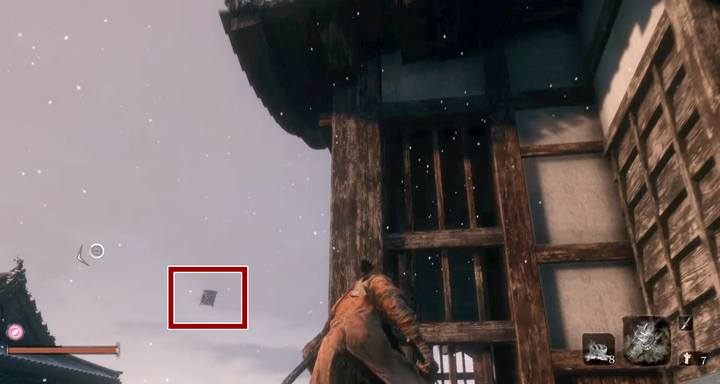 Enemies lurk behind almost every corner - these opponents are equipped with daggers and throwing knives (they fly like boomerangs) - Ashina Castle | Sekiro Shadows Die Twice Walkthrough - Main story - Sekiro Guide and Walkthrough