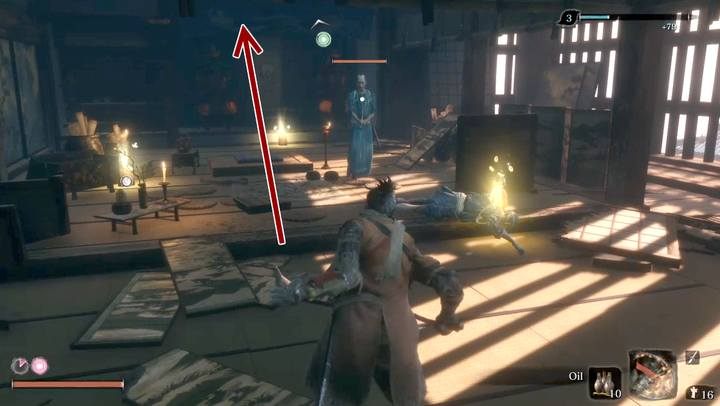 Sneak into the adjacent room with two enemies - Ashina Castle | Sekiro Shadows Die Twice Walkthrough - Main story - Sekiro Guide and Walkthrough