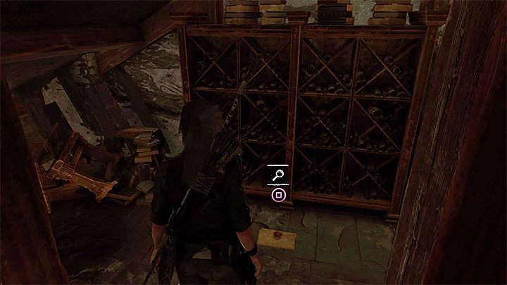 Journal (8) is on the ground in a dim spot, on the ground floor in the library - Documents in Mission of San Juan | Secrets in Shadow of the Tomb Raider - Mission of San Juan - Shadow of the Tomb Raider Game Guide