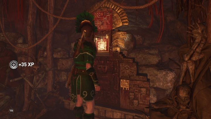 You will find this mural after entering the crypt - Murals | Secrects in Shadow of the Tomb Raider - The Hidden City - Shadow of the Tomb Raider Game Guide
