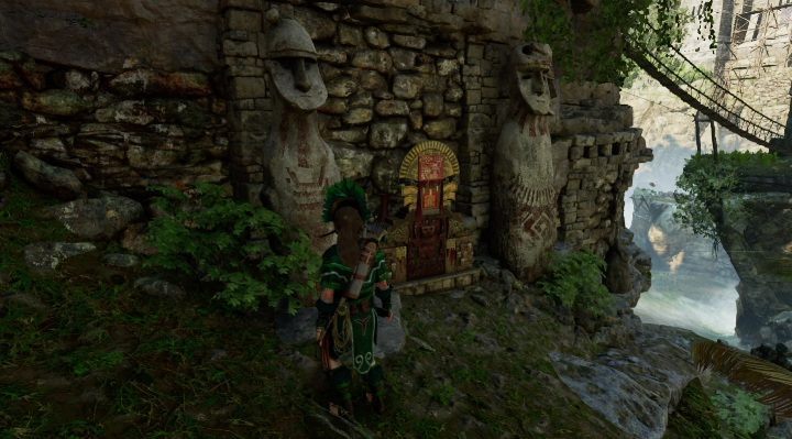 To get to this mural you have to descend on the rocks from the Temple of Kukulkan campsite - Murals | Secrects in Shadow of the Tomb Raider - The Hidden City - Shadow of the Tomb Raider Game Guide