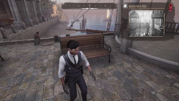 Exact location: Take the main road and turn left to see an area by the shore - Sherlock Holmes Chapter One: Treasures - list of all - Secrets & Collectibles - Sherlock Holmes Chapter One Guide