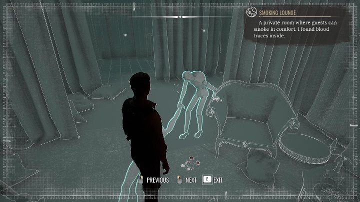 By the chair, there should be Fabio on the floor and an unknown person pulling him towards the altar - Sherlock Holmes Chapter One: Sacrificial Lamb, Mansion - walkthrough - Sacrificial lamb - Sherlock Holmes Chapter One Guide