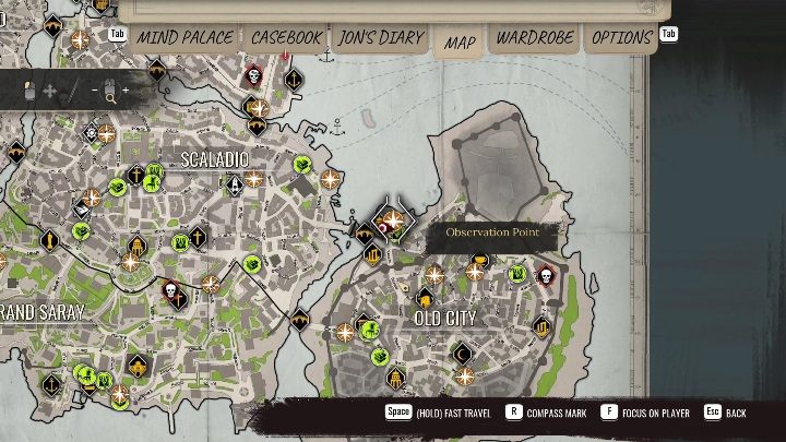 Location: a bar in the northern part of the Old City - Sherlock Holmes Chapter One: Pillar of Knives - walkthrough, Cordona stories - Cordon Tales - Sherlock Holmes Chapter One Guide