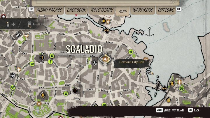 1 - Sherlock Holmes Chapter One: Treasure Island, Stage 1 - walkthrough, solution - Cordon Tales - Sherlock Holmes Chapter One Guide