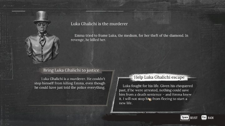 Sie können jetzt Luka Ghalichi anklagen – Sherlock Holmes Kapitel eins: Geister der Vergangenheit, Mordfall – Komplettlösung – Geister der Vergangenheit – Sherlock Holmes Kapitel eins Leitfaden