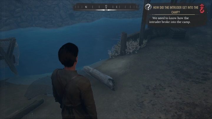 In Concentration mode, you can explore the river bank in the camp - Sherlock Holmes Chapter One: The Muse from Abroad, Refugee camp - walkthrough - The Muse From Abroad - Sherlock Holmes Chapter One Guide