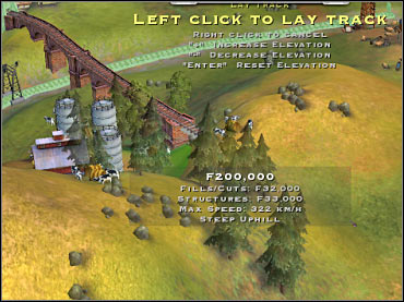 Building a connection between Orleans and Lyon is going to be very expensive, however you'll be able to use it in the future - Scenario 6 - France - Game scenarios - Sid Meiers Railroads! - Game Guide and Walkthrough