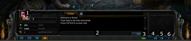Your icon is in the left bottom corner, you can change it any time, by pressing on it with the left button of the mouse - The players bottom panel - How to start? - Smite - Game Guide and Walkthrough