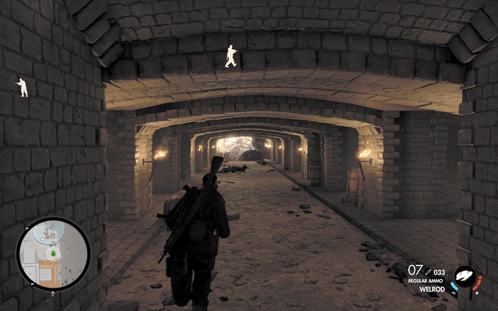 Die Katakomben führen zur Höhle – dort finden Sie das letzte Dokument – ​​Capo und die letzten beiden Dokumente |  Mission 5 Abrunza-Kloster in Sniper Elite 4 – Mission 5: Abrunza-Kloster – Spielanleitung für Sniper Elite 4