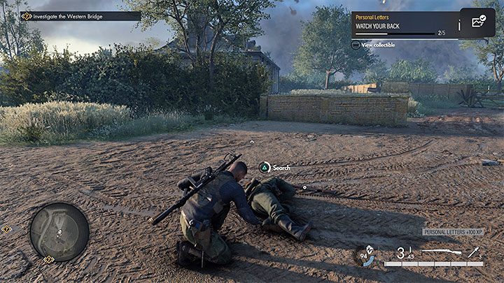 Type of collectible: Personal letter - Sniper Elite 5: Secrets and collectibles in mission 6 (Liberation) - list of all - Secrets & Collectibles - Sniper Elite 5 Guide, Walkthrough