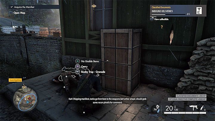 4 - Sniper Elite 5: Secrets and collectibles in mission 7 (Secret Weapons) - list of all - Secrets & Collectibles - Sniper Elite 5 Guide, Walkthrough