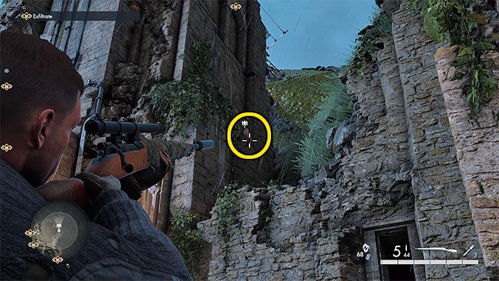 Type of collectible: Dead-Eye Target - Sniper Elite 5: Secrets and collectibles in mission 7 (Secret Weapons) - list of all - Secrets & Collectibles - Sniper Elite 5 Guide, Walkthrough