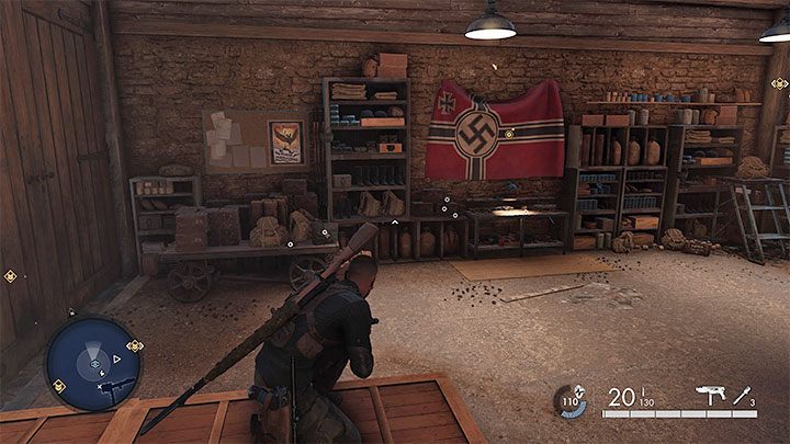 Type of collectible: Workbench - Sniper Elite 5: Secrets and collectibles in mission 7 (Secret Weapons) - list of all - Secrets & Collectibles - Sniper Elite 5 Guide, Walkthrough