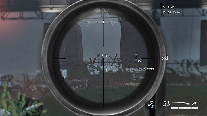 Before you do anything else, start by taking care of a sniper found on the hill next to the radar (screenshot above) - Sniper Elite 5: Neutralize Radar (Mission 1) - walkthrough - Mission 1 - Atlantic Wall - Sniper Elite 5 Guide, Walkthrough