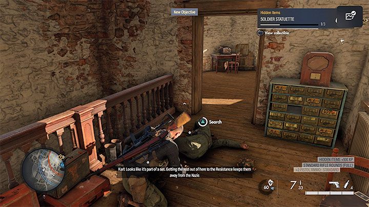 Am besten schleichen Sie sich hinein, indem Sie an den Wänden entlanggehen – Sniper Elite 5: Gestohlene Antiquitäten zurückholen (Mission 2 Nebenquest) – Komplettlösung – Mission 2 – Besetzte Residenz – Sniper Elite 5-Leitfaden, Komplettlösung