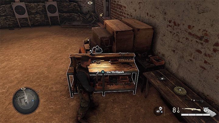 Type of collectible: Workbench - Sniper Elite 5: Secrets and collectibles in mission 2 (Occupied Residence) - list of all - Secrets & Collectibles - Sniper Elite 5 Guide, Walkthrough