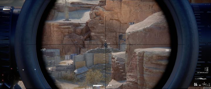 Correct crosshair for the appropriate distance - Sniper Contracts 2: Shooting guide - Basics - Sniper Ghost Warrior Contracts 2 Guide