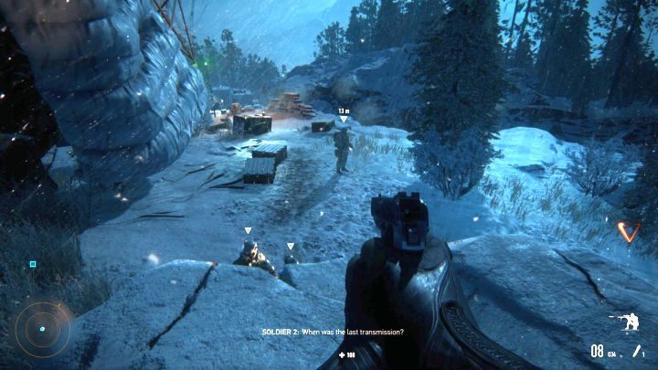 You can take down enemies quietly, or you can use your gun and quickly kill them all. - Altai Mountains | Sniper Ghost Warrior Contracts Walkthrough - Walkthrough - Sniper Ghost Warrior Contracts Guide