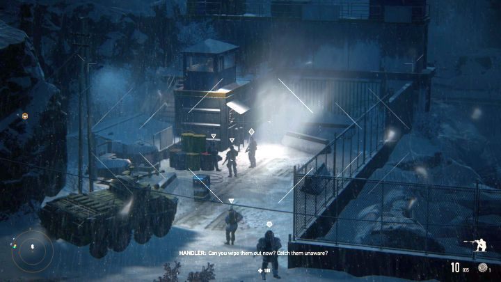 The enemy outpost that youre going to encounter here. - Altai Mountains | Sniper Ghost Warrior Contracts Walkthrough - Walkthrough - Sniper Ghost Warrior Contracts Guide