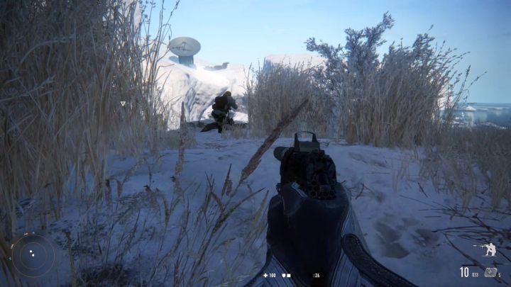 Sniper hidden in the grass - he is worth interrogating. - Arakchayev Fortress | Sniper Ghost Warrior Contracts Walkthrough - Walkthrough - Sniper Ghost Warrior Contracts Guide