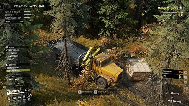 Then select crane mode (C or x on pad by default) - SnowRunner: Crane - Basics - SnowRunner Guide