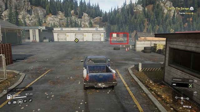 Thats where the Fleetstar truck is located. All you have to do is pull up to unlock it. - SnowRunner: Tips for beginners - Basics - SnowRunner Guide