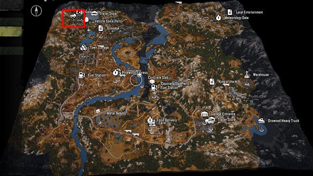 9 - SnowRunner: Black River map of hidden parts, vehicles - Maps - SnowRunner Guide